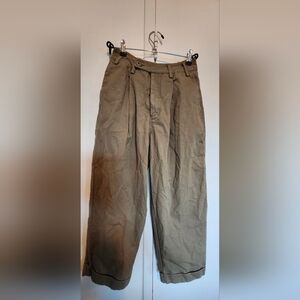 Free People Women's Khaki Chinos